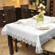Tekstylia stołowe - Bieżniki - Gipiurowe - krem